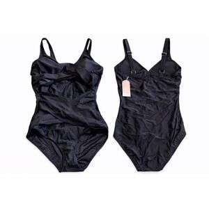 Smismivo Swimsuit One Piece Womens‎ Large Black Halter Neck Charm Your Heart